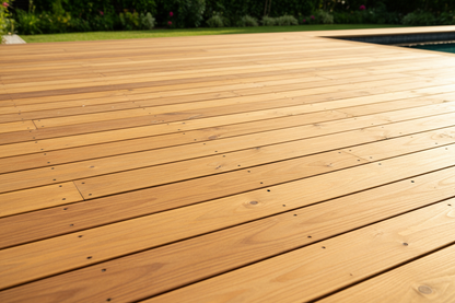 piso d deck de madera