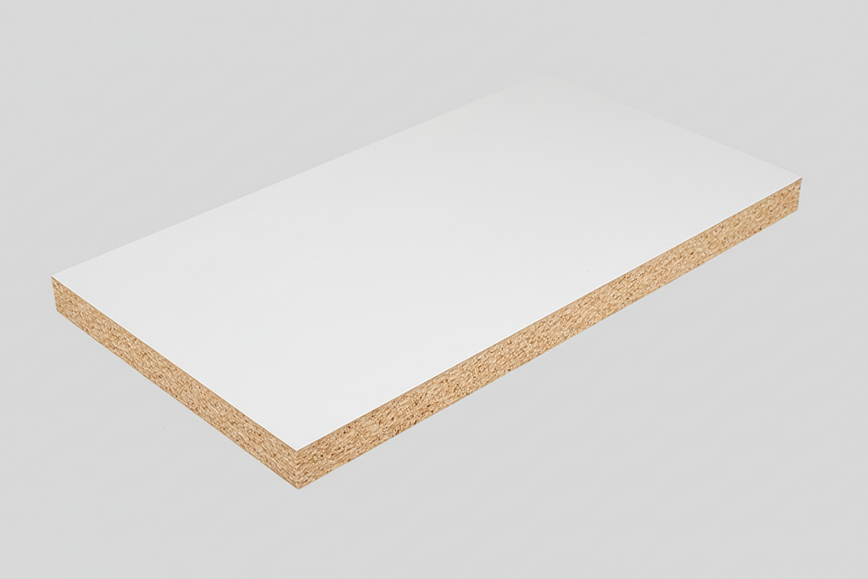 placa d emelamina blanca base aglomerado